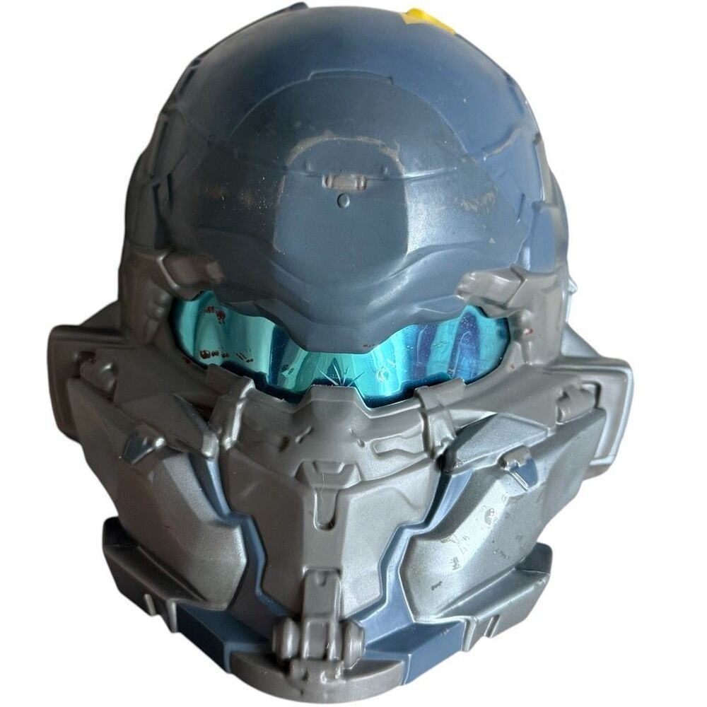 Rare Halo XBOX Spartan Costume Cosplay Blue Face Mask Microsoft Disguise 2016